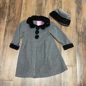 Girls dress jacket and hat
